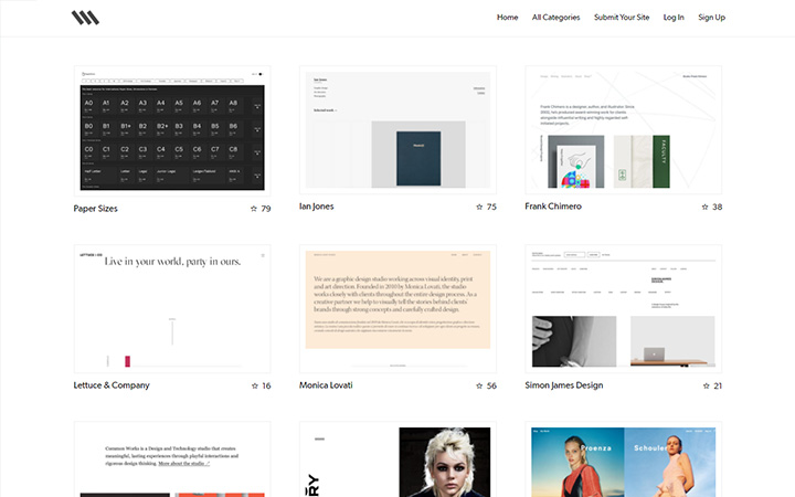 ホームページのデザイン参考例が見れるwebサイト：Siiimple