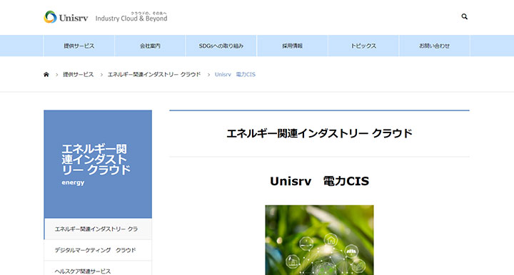 Unisrv 電力CIS