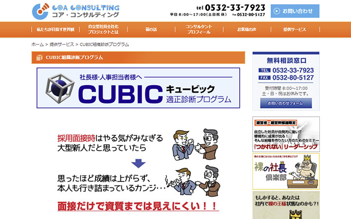 CUBIC組織診断ツール