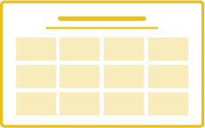 パワーポイントのレイアウトデザイン：リスト（画像のリスト化）