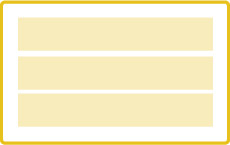 パワーポイントのレイアウトデザイン：情報配置（三分割）の横バージョン