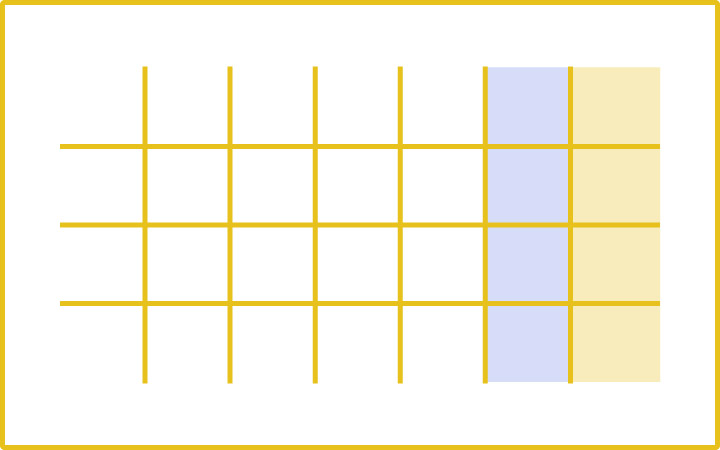パワーポイントのレイアウトデザイン：グラフ（面）