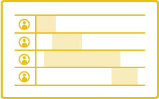 パワーポイントのレイアウトデザイン：カレンダー