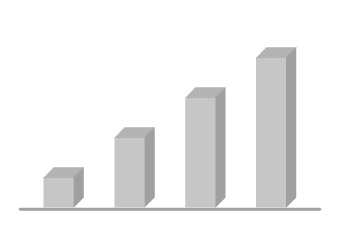 パワーポイントで作る資料で見やすさを損なわせるNGパターン：グラフを立体にしている