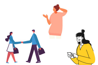 パワーポイントで作る資料で見やすさを損なわせるNGパターン：使っている素材のテイストがバラバラ