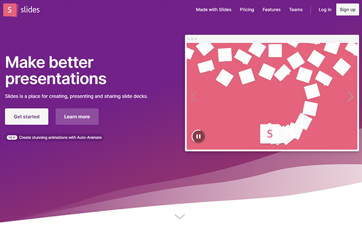 真似たい資料がたくさん掲載されているサイト：Slides