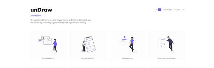 資料に使えるフリー素材：unDraw