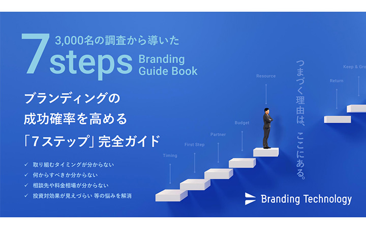 【ガイドブック】ブランディングの成功確率を高める「7ステップ」完全ガイド