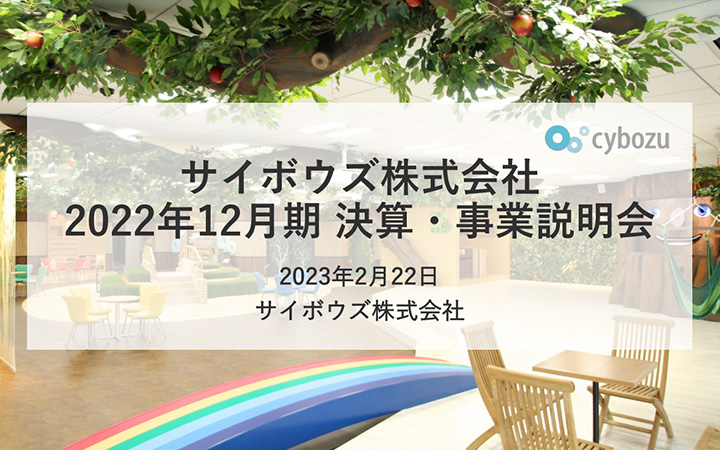 サイボウズ株式会社のIR・決算