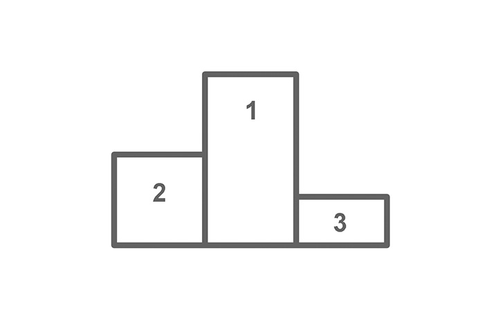 ランキング（表彰台）アイコン 3