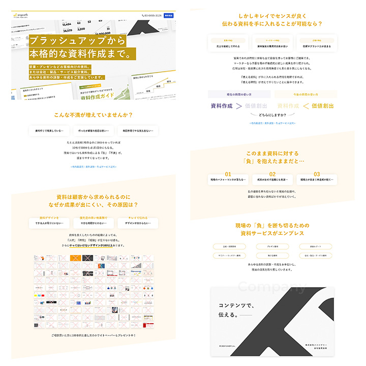 ランディングページの全体像