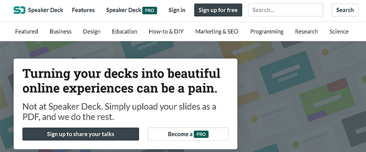 ホワイトペーパーの掲載先：speakerdeck（スピーカーデック）