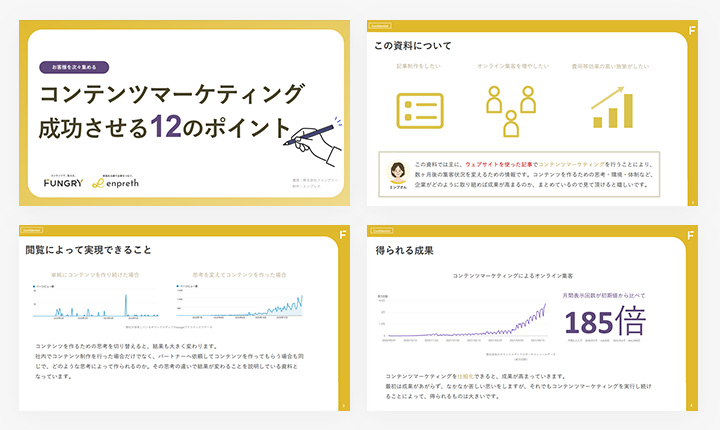 ホワイトペーパーのサンプル:webサイトのアクセスが増えず困っている方向け