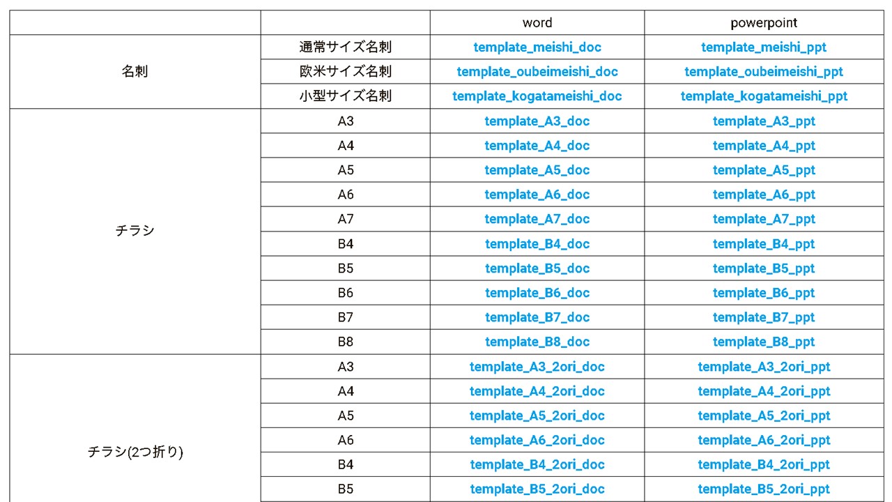 パワーポイントのテンプレート配布サイト:ラクスル(raksul)