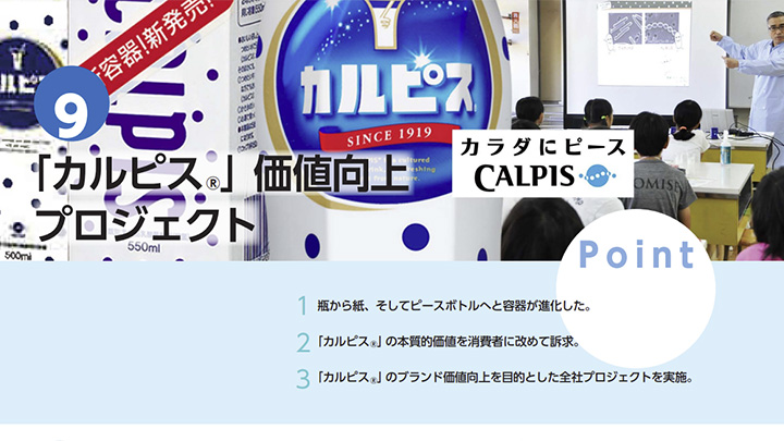 カルピス株式会社「カラダにピース」