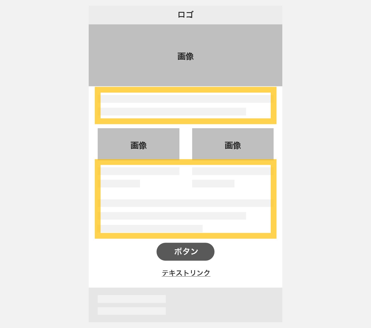 メルマガのデザイン基礎：テキスト