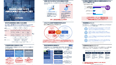 株式会社STANDARDの資料目次イメージ