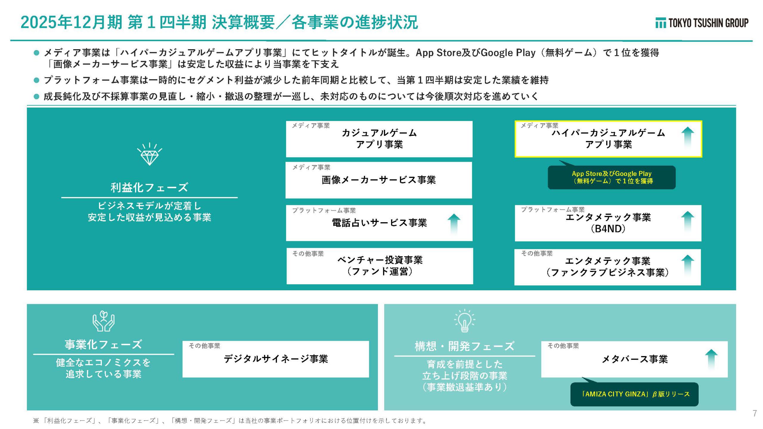 株式会社東京通信グループのIR・決算：概要