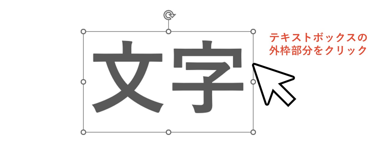 斜体にしたい文字をクリック
