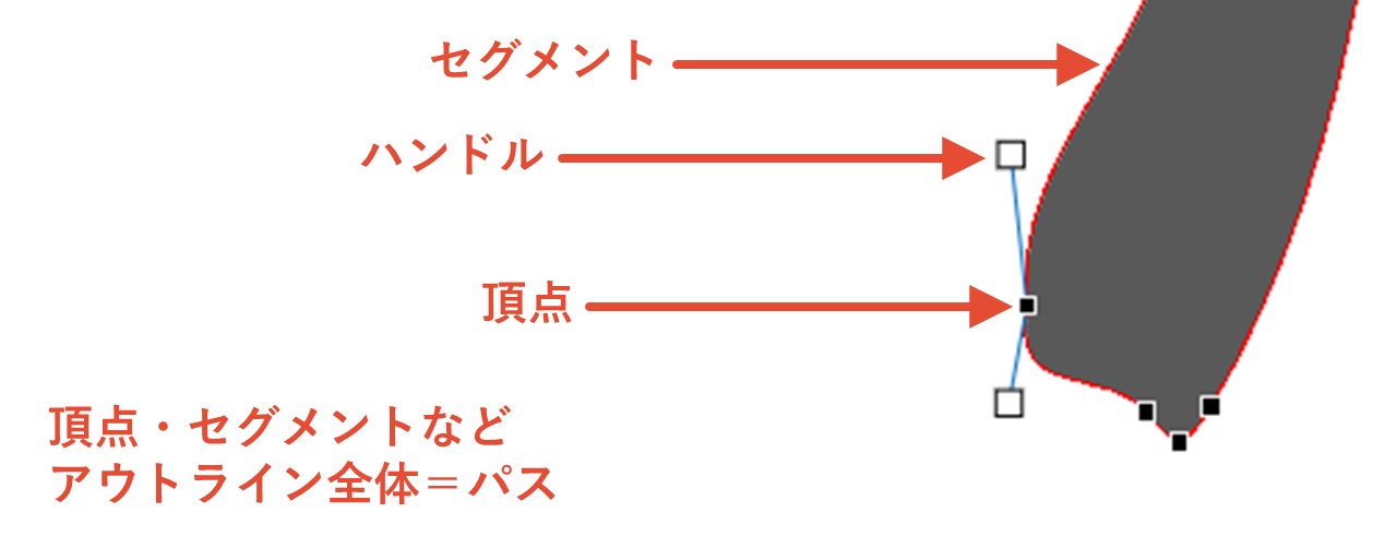 各部位の名称