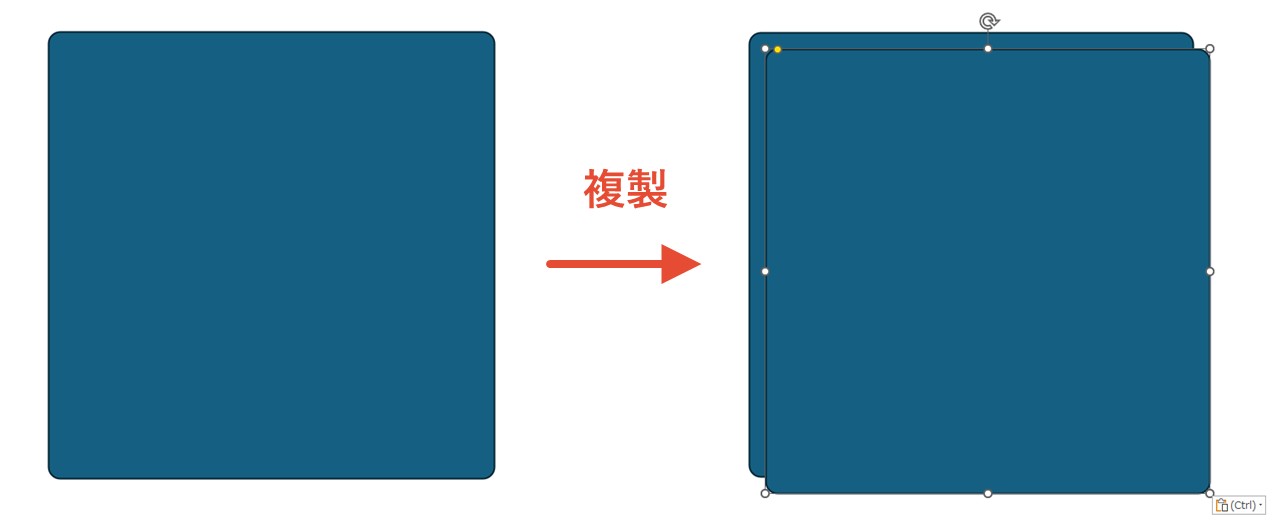 図形を複製する