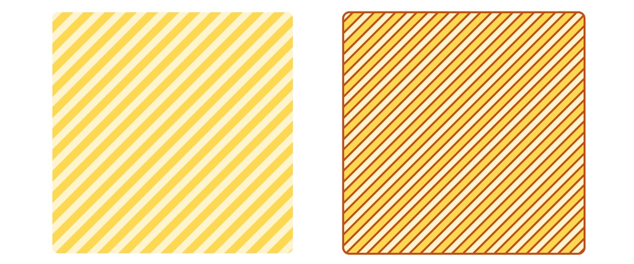 「図形の結合」で図形の中を斜線にする方法