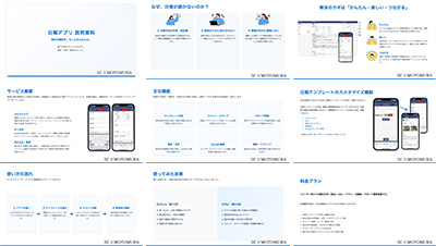 株式会社MOTOMURAの資料目次イメージ