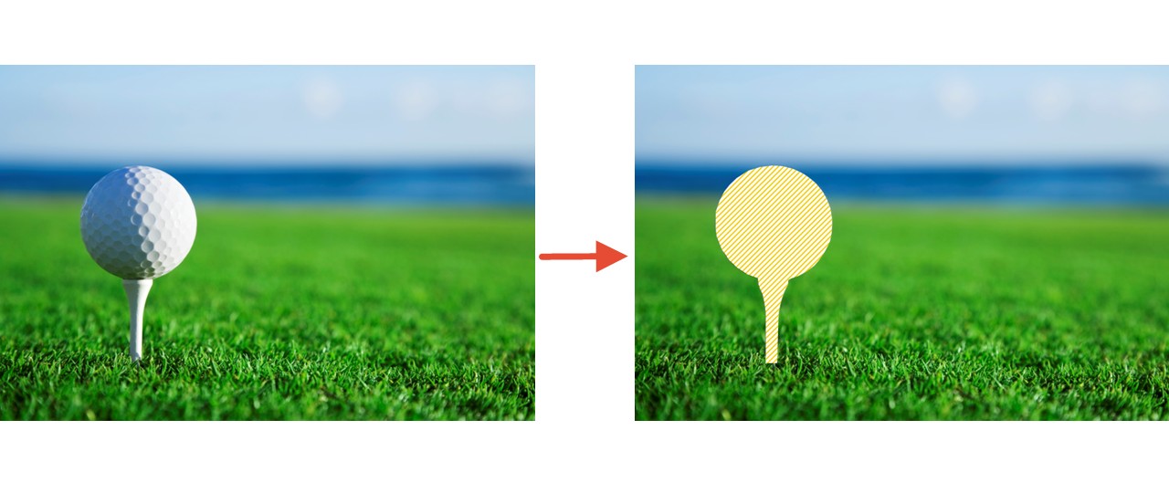 自由な範囲を決めて塗りつぶす方法