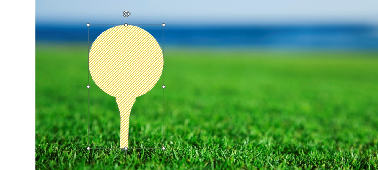 通常の図形オブジェクトと同じように塗りつぶしを設定