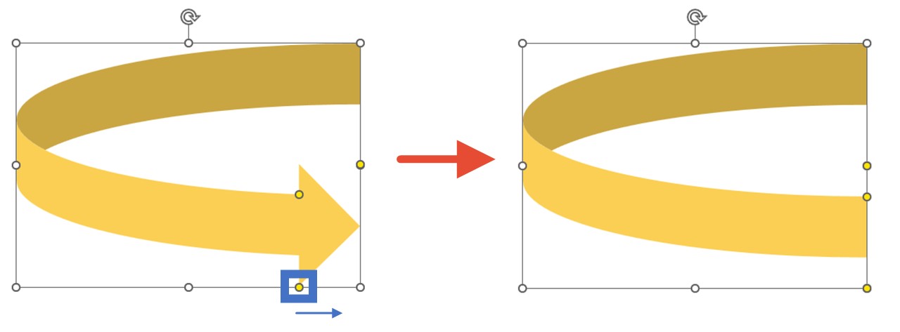 矢印部分の下側にあるハンドルを限界まで右に動かす