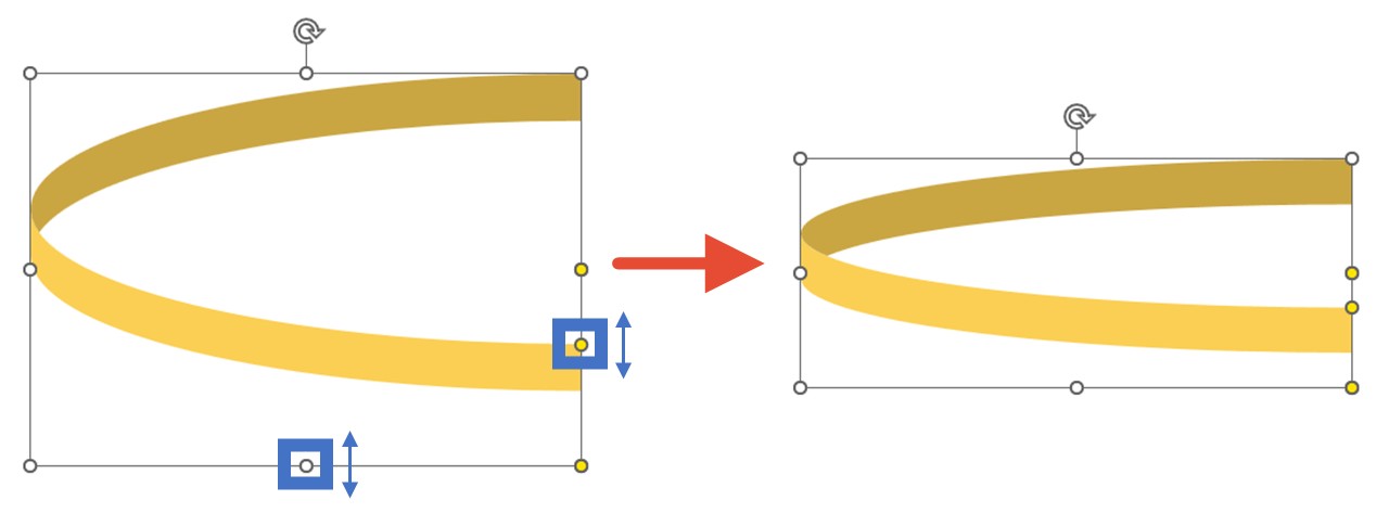 上から二番目のハンドルを上下に動かして帯幅を調節