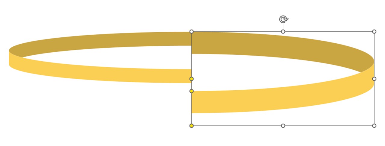 片方の帯の縦幅を広げる