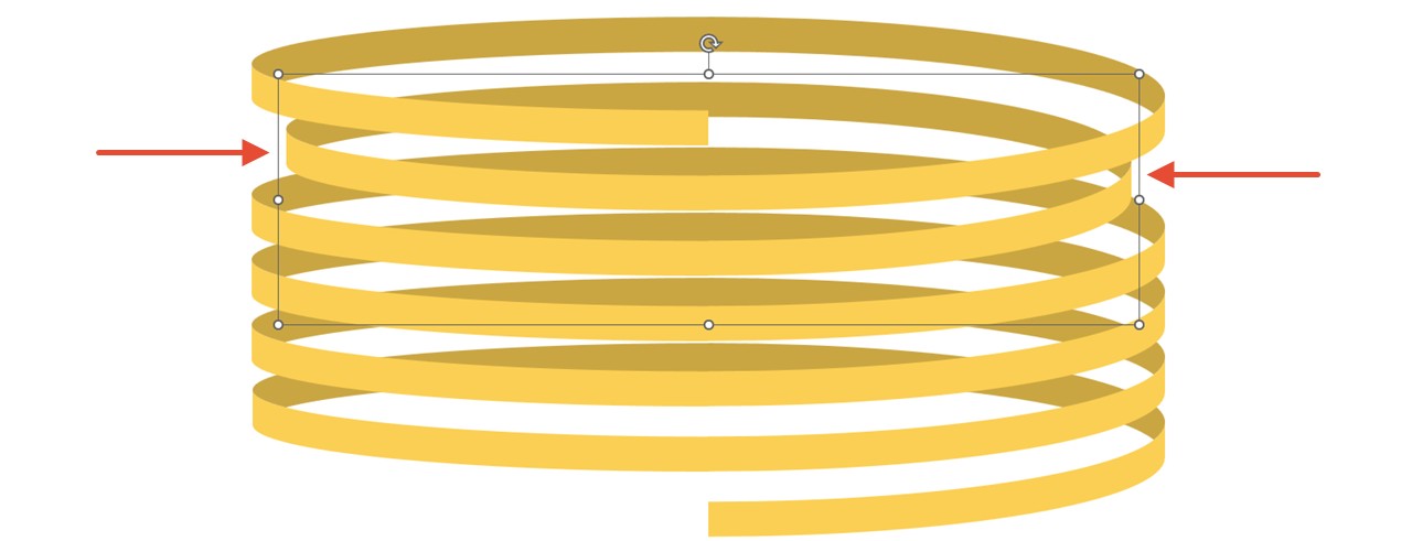 均等にサイズ変更できる