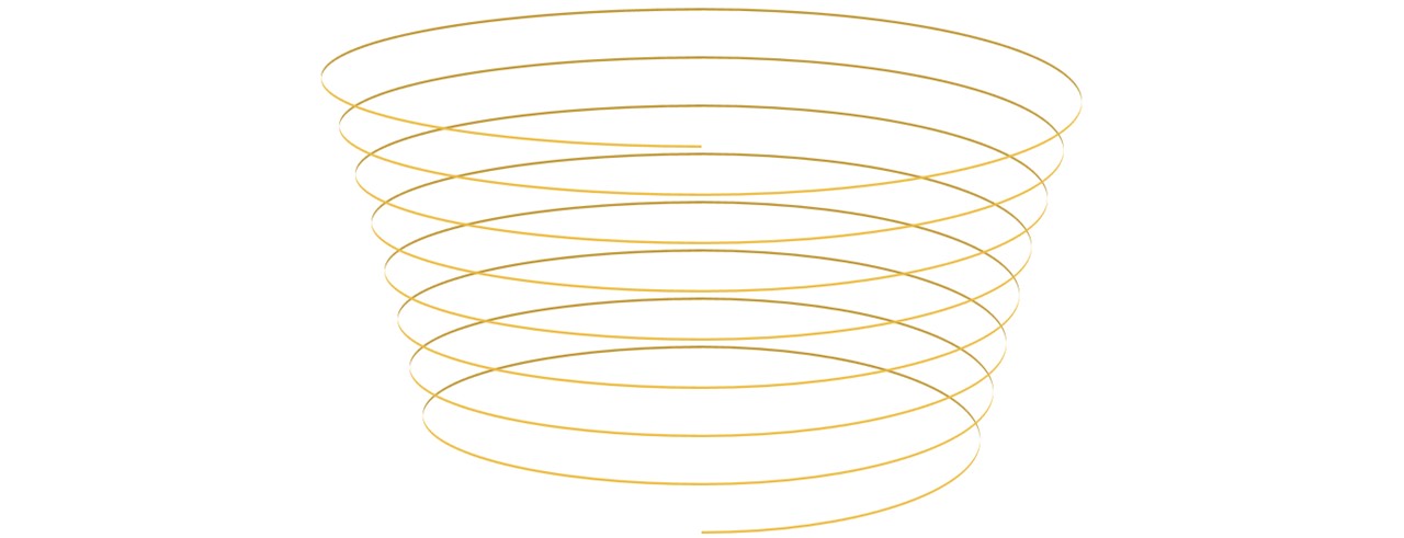 「矢印:右カーブ」をギリギリまで細くして線のような見た目にする