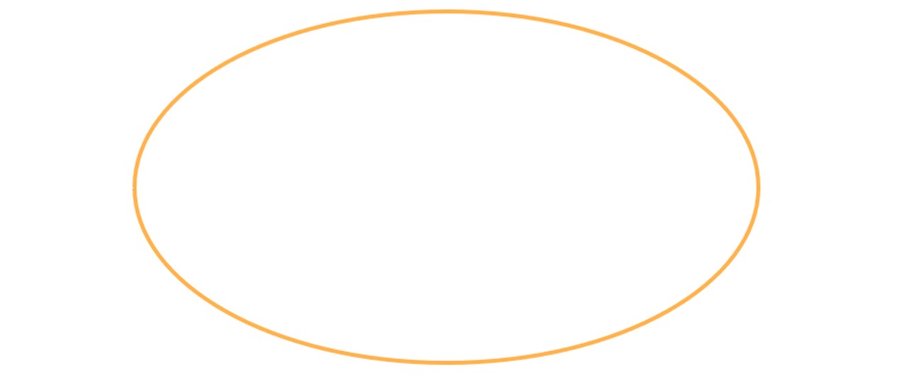 円弧の先端をくっつけて角度調整
