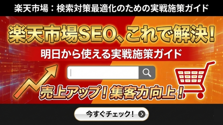 楽天市場：検索対策最適化のための実戦施策ガイド