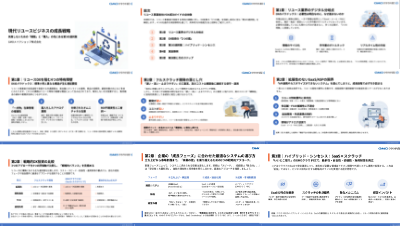 GMOメイクショップ株式会社の資料目次イメージ