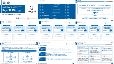 日本ワムネット株式会社の資料目次イメージ